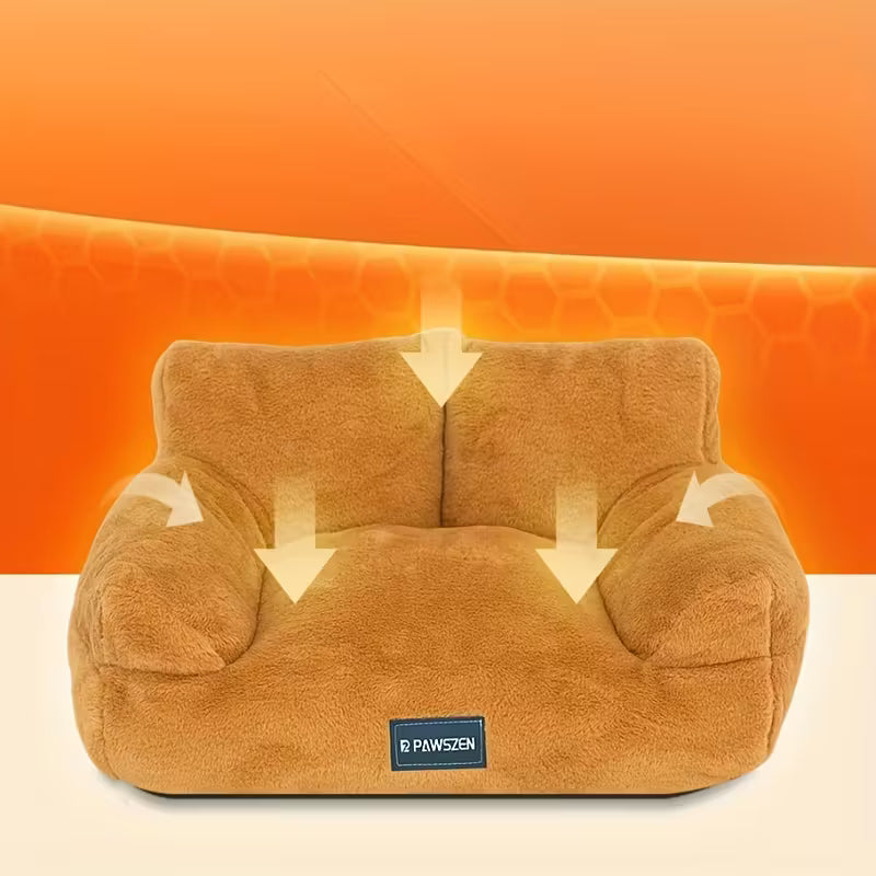 Indoor Plush Cat Bed, 90*55*26Cm/35*22*10In for Small Dogs And Cats